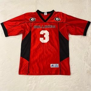 UGA Georgia Bulldogs Jersey No. 3 Youth Size Medium 10/12